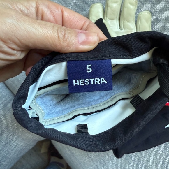 Hestra Army Leather Heli Ski Jr. Gloves - Picture 3 of 4